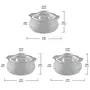 MILTON Weave Jr. Insulated Inner Stainless Steel Casserole with Glass LidSet of 3 (420 ml 780 ml 1.32 litres)Beige | BPA Free |Food Grade | Easy to Carry | Ideal for Chapatti | Roti | Curd Maker, 7 image