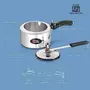 Milton Pro Cook Aluminium Induction Pressure Cooker With Inner Lid 2 litre Silver | Hot Plate Safe | Flame Safe, 4 image