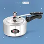 Milton Pro Cook Aluminium Induction Pressure Cooker With Inner Lid 2 litre Silver | Hot Plate Safe | Flame Safe, 6 image