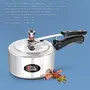 Milton Pro Cook Aluminium Induction Pressure Cooker With Inner Lid 2 litre Silver | Hot Plate Safe | Flame Safe, 5 image