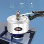 Milton Pro Cook Aluminium Induction Pressure Cooker With Inner Lid 2 litre Silver | Hot Plate Safe | Flame Safe, 3 image