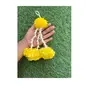 Festive Vibes Artificial Marigold & Rajnigandha Tassles Clustered Strings Decorative LatkansEasy Simple Backdrop Hangings for Decorations (Yellow (4L) Approx 20 cms Height 10), 2 image