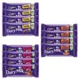 Cadbury Dairy Milk Chocolate Bar Pack of 12 ( Fruit and Nut 4x36g Roast Almond 4x36g Crackle 4x36g)