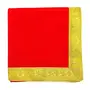 Festive Vibes Puja Aasan/Assan/Aasana of Velvet/Puja Altar Cloth/Puja Chowki Assan/Puja Cloth for Home Mandir/TempleSize - 44958 Metere (45 * 20 Inch)Red