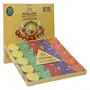 Welburn Veda&Co Pooja Lites - Pack of 25 Upto 4 Hours Burning Time Diyas Made with Deepam Oils and Blend of Natural Waxes Temple Bells Fragrance for Puja Pooja Home & Temple (Multicolor), 7 image