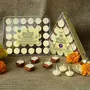 Welburn Veda&Co Combo of Pure Cow Ghee Diyas (30 Pieces) & Ghee Diya Batti (30 Pieces) Cotton Wick 30-45 Min Burn Time for Daily Pooja Home Temple, 2 image
