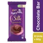 Cadbury Bournville Fruit and Nut Dark Chocolate Bar 80g (Pack of 4) & Dairy Milk Silk Chocolate Bar 60g (Pack of 8), 6 image