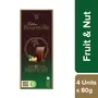 Cadbury Bournville Fruit and Nut Dark Chocolate Bar 80g (Pack of 4) & Dairy Milk Silk Chocolate Bar 60g (Pack of 8), 3 image