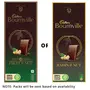 Cadbury Bournville Fruit and Nut Dark Chocolate Bar 80g (Pack of 4) & Cadbury Dairy Milk Silk Hazelnut Chocolate Bar 143 g (Pack of 3), 4 image