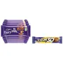 Cadbury Dairy Milk Roast Amond Chocolate Bar Pack of 12 x 36 g & Cadbury 5 Star 3D Chocolate Bar 42 gm (Pack of 16) Bars (16 x 42 g)