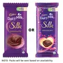 Cadbury Bournville Fruit and Nut Dark Chocolate Bar 80g (Pack of 4) & Dairy Milk Silk Chocolate Bar 60g (Pack of 8), 7 image
