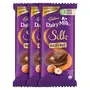 Cadbury Bournville Fruit and Nut Dark Chocolate Bar 80g (Pack of 4) & Cadbury Dairy Milk Silk Hazelnut Chocolate Bar 143 g (Pack of 3), 5 image
