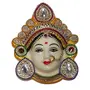 Festive Vibes Polyfibre Goddess Mata Maha Lakshmi (Laxmi) Devi Ma Face/Santoshi Maa Mukhota/Margashirsha Laxmi Face For Puja/Varalakshmi Vrath Puja, 2 image