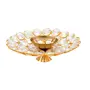 Festive Vibes Metal Akhand Diya Oil Puja Lamp - Decorative Round for Home Office Gifts Pooja Articles Dcor (Size :: 2x5 Inches), 3 image