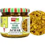 Add Me Green Chilli Pickle 300g | Rajasthani Hari Mirch ka Achar 300gm spicy pickles Glass Pack, 2 image