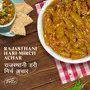 Add Me Green Chilli Pickle 300g | Rajasthani Hari Mirch ka Achar 300gm spicy pickles Glass Pack, 3 image