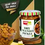 Add Me Homemade Dry Mango Pickle Less Oil 500gm Aam ka Sukha Achar 500g Glass Pack, 5 image