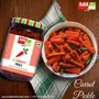 Add me Home Made Carrot Pickles Gajar ka Khatta Achar 500Gm Glass jar, 5 image