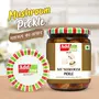 Add me Mushroom Pickles Homemade Tasty Achar Pickle Glass Jar 500gm, 5 image
