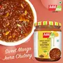 Add me Chunda Pickle Sweet Mango Chutney with jeera 600g chundo khatta meetha Pickles Without Oil Mango jam/Preserve in Spices Indian dip and Spread Glass Pack, 4 image