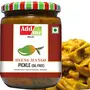 Add me Home Made Heeng Mango Pickles 500gm Without Oil Aam ka Achar Hing Lonji Glass Pack, 3 image