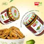 Add me Home Made Heeng Mango Pickles 500gm Without Oil Aam ka Achar Hing Lonji Glass Pack, 4 image