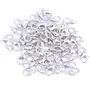 Reiki Crystal Jewellery Making Lobster Clasps (7x12mm) Claw Hooks for Necklace and Bracelet/Findings Fasteners -Pack of 50 Pieces (Silver), 2 image