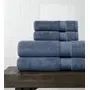Amouve 100% Organic CottonTowel Set of 4 [2 Bath Towel + 2 Hand Towel], Super-soft, Luxurious, 700 GSM - Navy