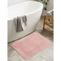 Amouve 100% Organic Cotton Luxury Bath Mat, 2400 GSM, Blush Pink, 3 image