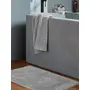 Amouve 100% Organic Cotton Luxury Bath Mat, 2400 GSM, Grey, 3 image