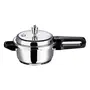 Vinod 18/8 Stainless Steel Regular Outer Lid Cooker - 5 Litres (Induction and Stove Friendly) Silver ISI and CE certified with 2 Years Warranty