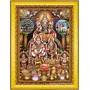 Garuda Photos - God Sri Lakshmi Kuberan Photo / Kubera Kuber Bhagwan Photo Frame ( Laxmi ) (Small 9 X 7 Inch)