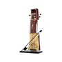 Silkrute Decor Classical Miniature Sarengi, Handcrafted Music Instrument Miniature Acoustic Sarengi, Dark Red Color, 2 image