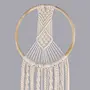 DXYZ Macrame Dream Catcher | Cotton Rope Bohemian Vintage Style Wall Hanging Tapestry | Modern Room Home Decor | Geometric Wall Art | Gifting (Ivory), 4 image
