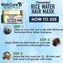 WishCare Fermented Rice Water Hair Fancy CoverFor Dry & Frizzy Hair - Strength & Growth Formula - Free from Mineral Oils Sulphates & Paraben - For All Hair Types - 200 Ml, 6 image