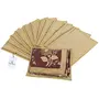 Kuber Industries Non Woven Single Packing Saree Cover|Zipper Closure Transparent|Pack of 12 (Brown)-KUBMART2826, 4 image