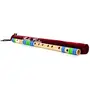 Radhe tes | Right Handed C Natural With Velvet Cover | Tuned With Tanpura A=440Hz | PVC Fiber | Blue & Light Green, 4 image