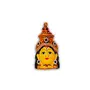 pujacelebrations Varalakshmi Devi Decorated Metal Face (Yellow Height : 8 inches Breadth : 4 inches), 2 image