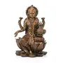 Collectible India Goddess Lakshmi Idol Hindu Laxmi Goddess Statue Home Office Decor (Size 8cm x 5cm), 2 image