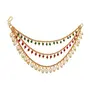 ZENEME Women's Golden Golden ColorLong Hair Chain Jewellery Earring, 3 image