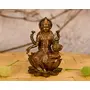 Collectible India Goddess Lakshmi Idol Hindu Laxmi Goddess Statue Home Office Decor (Size 8cm x 5cm), 4 image