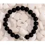 PDY FASHION Men's Matte Onyx Crystal Buddha Bracelet Protection Strength Positivity Negativity Shield Negativity Block Grounding Gifts for men bracelet, 5 image