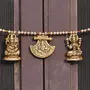 Collectible India Metal Door Hanging Toran Bandarwal for Home Decoration/Lakshmi Ganesha Toran Mandir Temple (35 x 3.5 inch Gold) (1), 4 image