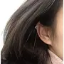 RUVEE Nose & Ear Clip Titanium ColorNon Pierced Just Press for Women & Girls Septum Ring, 4 image