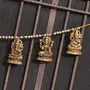 Collectible India Metal Door Hanging Toran Bandarwal for Home Decoration/Lakshmi Ganesha Toran Mandir Temple (35 x 3.5 inch Gold) (1), 5 image