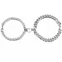BEAUTIVIA Couple Bracelet Magneti Bracelets Love Couples Friendship Promise 2 In 1 Wrist Band Link Chain Bracelet For Men Girls Valentine's Day Love Gifts