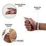 MODERN CULTURE JEWELLERY Natural Round Shape 8.5mm Reiki Feng-Shui Healing Crystal Gem Stone Triple Protection Beaded Bracelets For Men Women & Unisex, 6 image