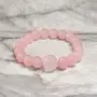 Chitshakti Lab Certified Semi-Precious Bracelet | Unisex both for Men & Women | 18beads Stretchable Bracelet | Natural Crystal Healing Stone | Best for Gifting, 5 image