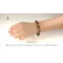 Chitshakti Lab Certified Semi-Precious Bracelet | Unisex both for Men & Women | 18beads Stretchable Bracelet | Natural Crystal Healing Stone | Best for Gifting, 2 image