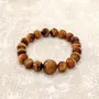 Chitshakti Lab Certified Semi-Precious Bracelet | Unisex both for Men & Women | 18beads Stretchable Bracelet | Natural Crystal Healing Stone | Best for Gifting, 3 image
